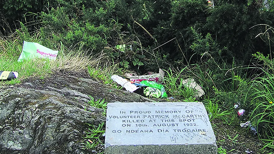 Lewd graffiti at Skibbereen beauty spot Image