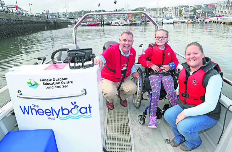 First V20 wheelchair powerboat makes waves in Kinsale Image