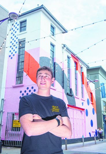 Bandon man joins dots to create smart city mural Image