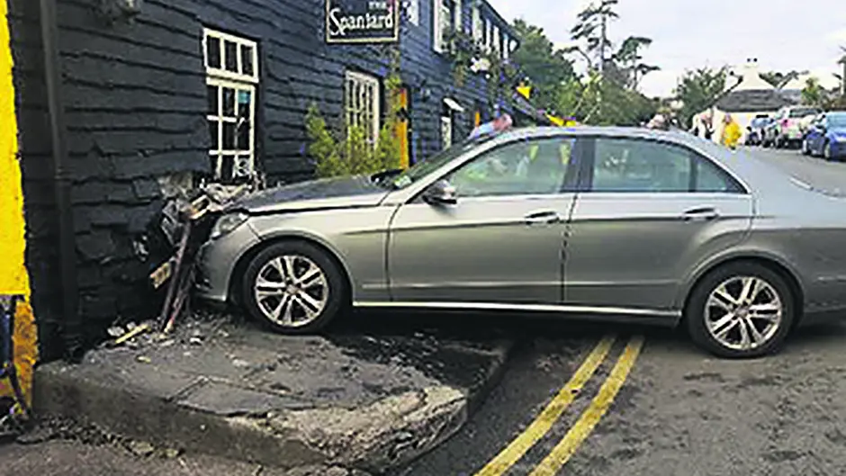 Man in 70s arrested after crash at Spaniard Image