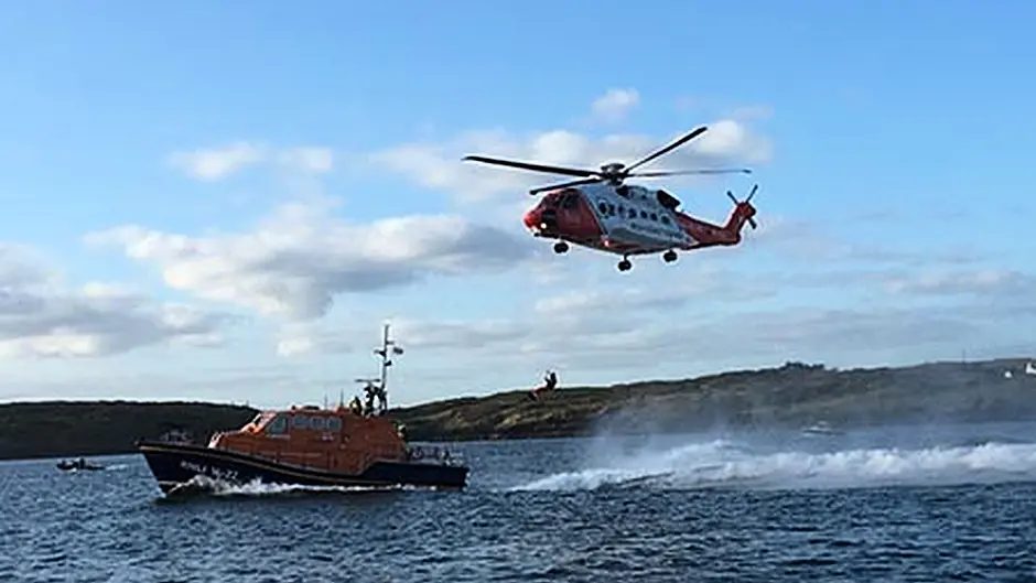 Baltimore lifeboat call-out on eve of centenary celebrations Image