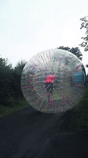 Zorbing world record smashed in Dunmanway Image