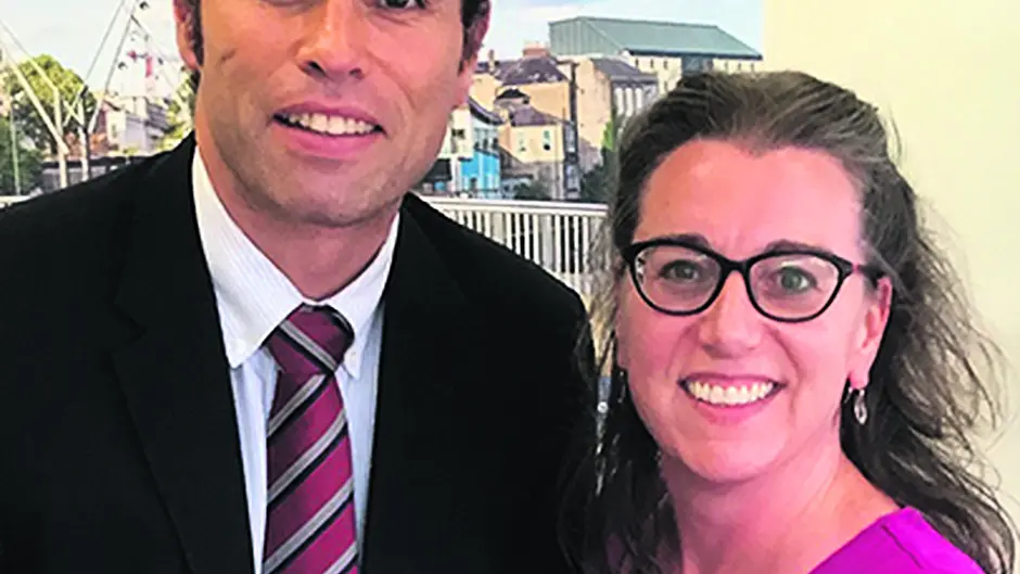 Melissa and Sean Óg are cast in bronze Image