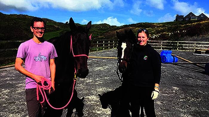 Saddle up – we're doing the Wild Atlantic Way – on horseback! Image