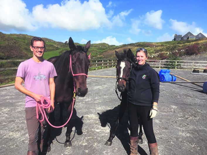 Saddle up – we're doing the Wild Atlantic Way – on horseback! Image