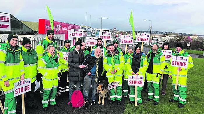 Ed takes two buses and a ferry to support ambulance workers Image