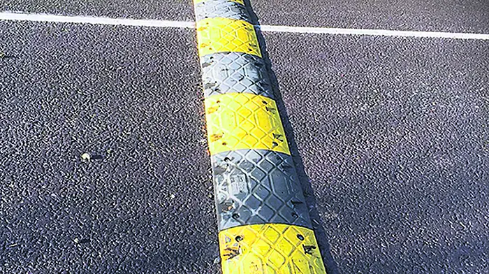 Part of village's two-week-old speed ramp was ‘mysteriously' removed Image