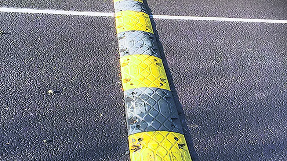 Part of village's two-week-old speed ramp was ‘mysteriously' removed Image