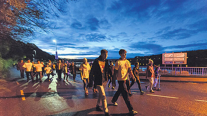 Schull gets Darkness into Light walk Image