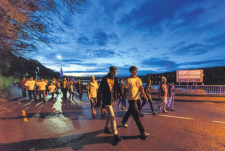 Schull gets Darkness into Light walk Image