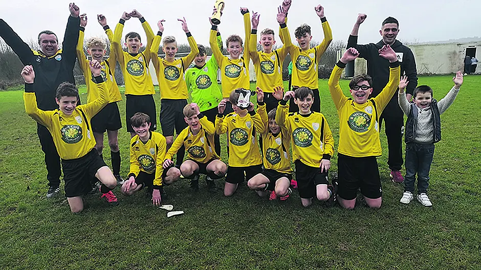 Castlelack celebrate club's first-ever schoolboys' title Image