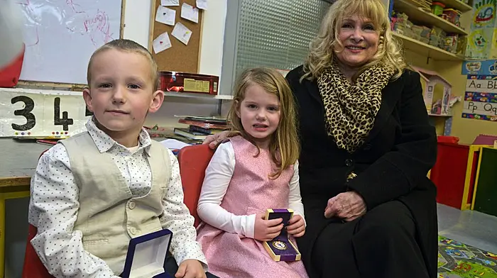 Clonakilty twins awarded bravery medals for saving their granny Image