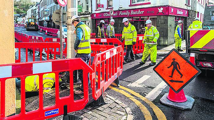 Water works in Bantry get under way Image