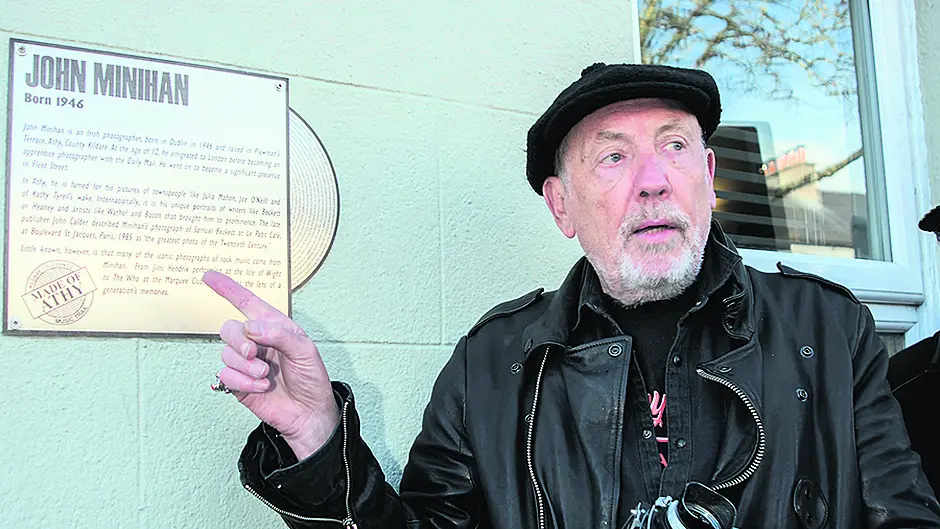 Plaque unveiled to Minihan in native Athy Image