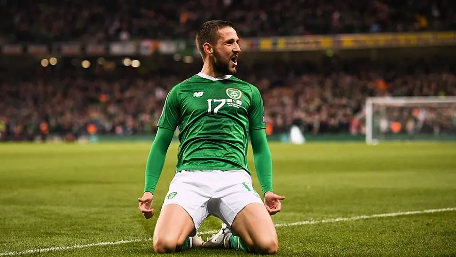 WATCH: Bandon's Conor Hourihane scores winning goal for Republic of Ireland Image