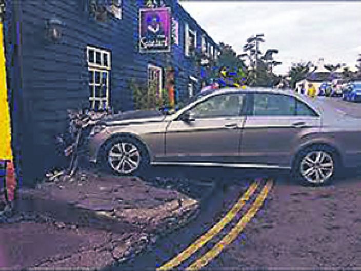 Drunk driver who crashed into pub lived 100 yards away Image
