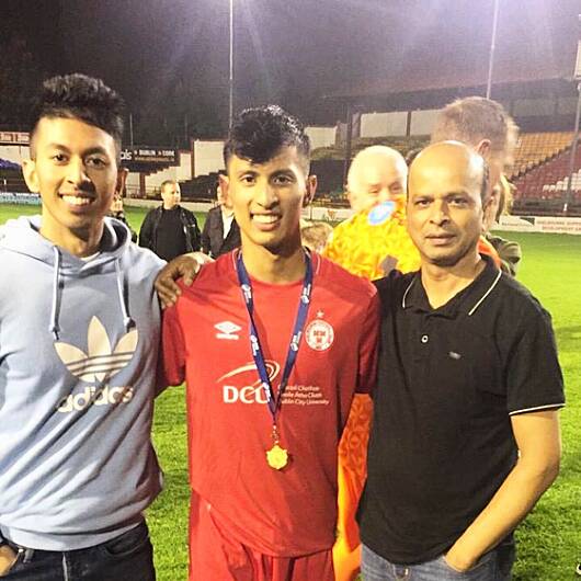 Denzil Fernandes plays his part in Shels' promotion success Image