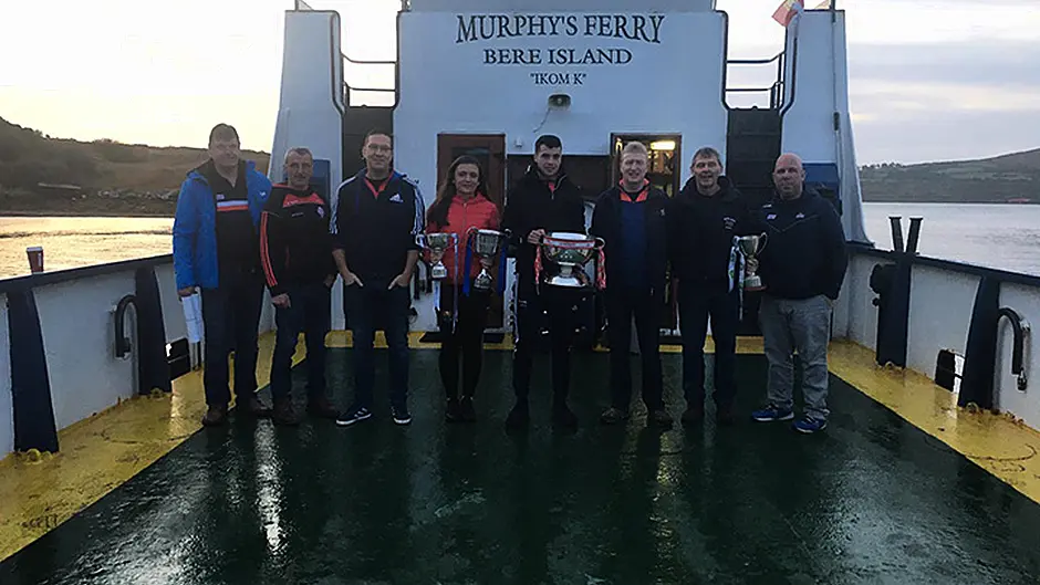 All-Ireland cups go on a tour of Beara Image
