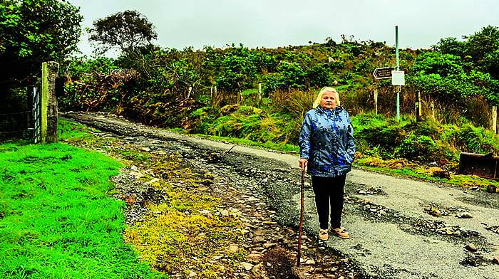 Biblical Beara flooding rips up fences and roads Image