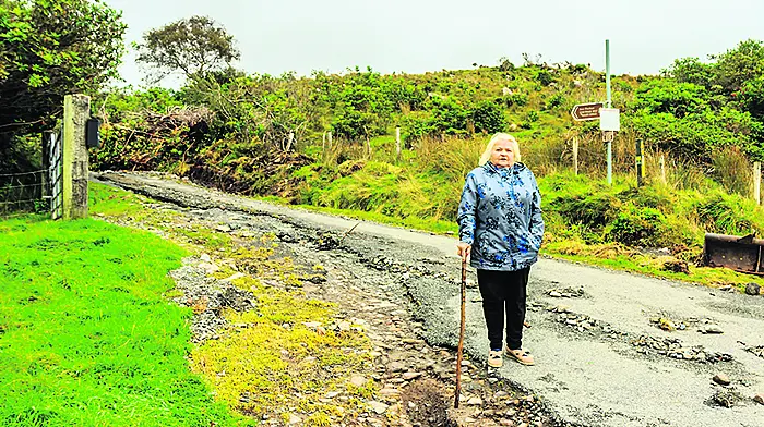 Biblical Beara flooding rips up fences and roads Image