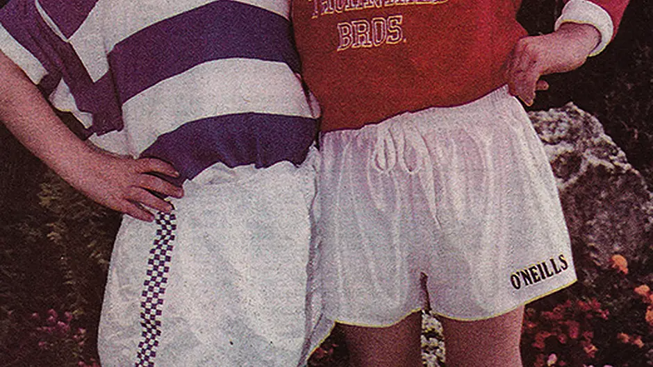 ‘I had to wear my father's jersey, socks and shorts!' Image