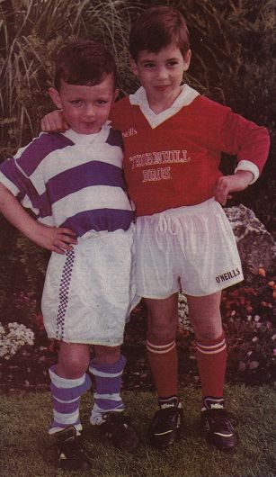 ‘I had to wear my father's jersey, socks and shorts!' Image