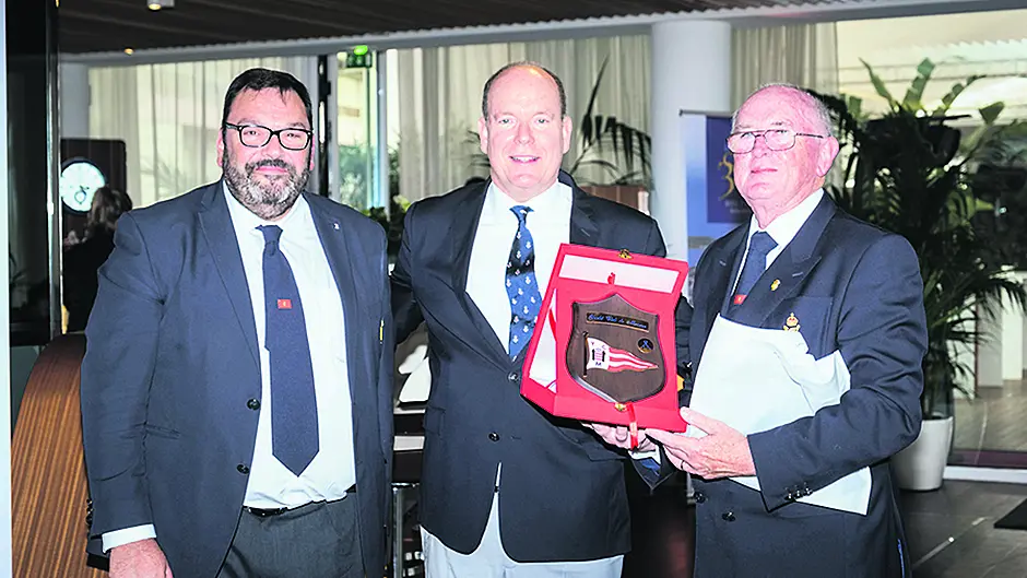 Prince Albert hosts event in support of RCYC's Cork300 Image