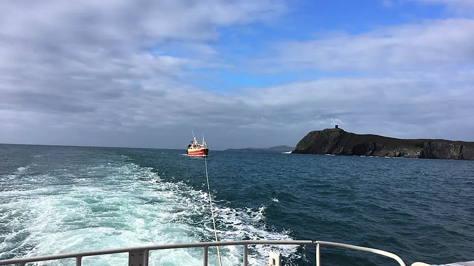 Castletownbere RNLI assists trawler in difficulty off Bull Rock Image