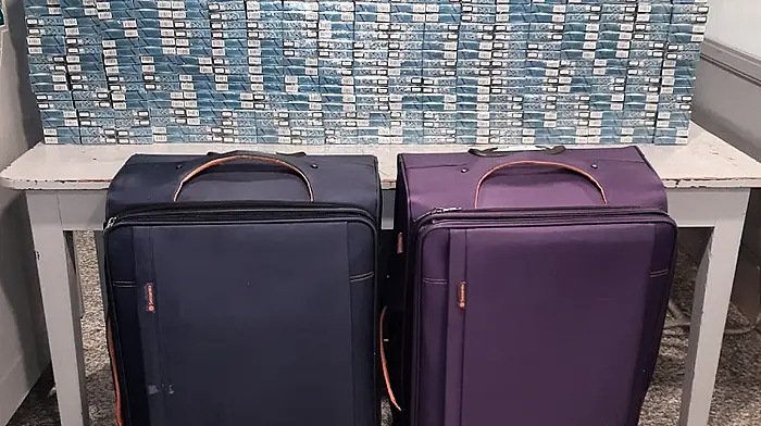 Almost 40,000 cigarettes found in checked-in luggage at Cork Airport Image