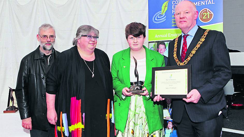 Saoi’s climate contribution honoured at Cork Environmental Forum awards Image