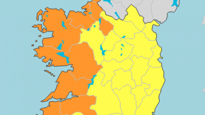 Status Orange wind warning for Cork and Kerry on Sunday Image