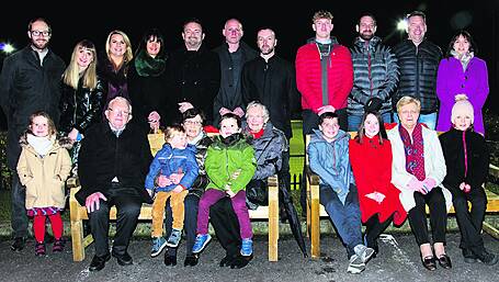 Clon stalwarts remembered  by unveiling of two seats Image