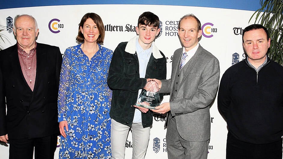 Liam Murray’s mint 2019 recognised with West Cork Youth Sports Star Award Image