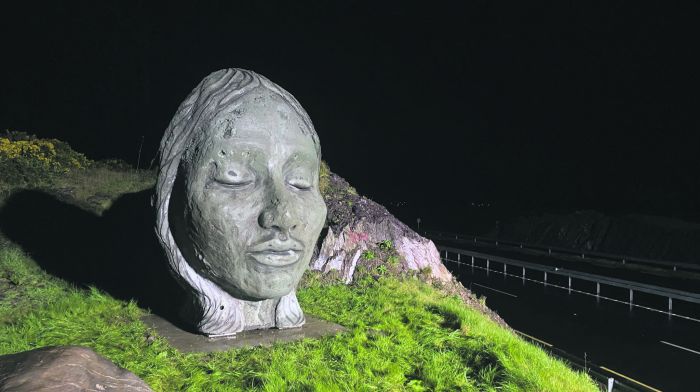 Local artist Sarah’s female heads adorn new Macroom N22 bypass Image