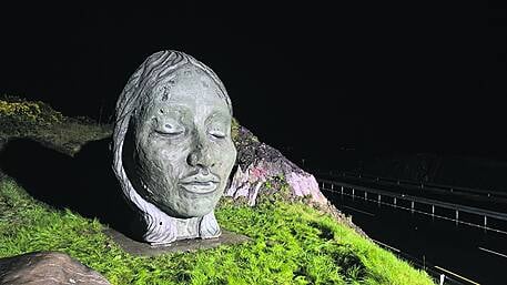 Local artist Sarah’s female heads adorn new Macroom N22 bypass Image