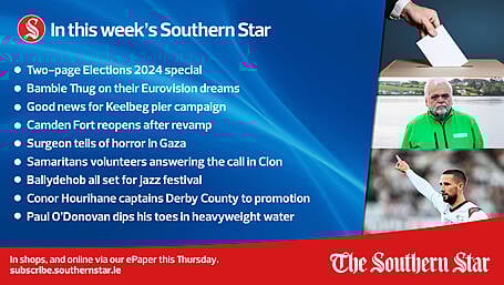 IN THIS WEEK'S SOUTHERN STAR: Two-page Elections special; Ballydehob all set for jazz festival; Conor Hourihane captains Derby County to promotion; In shops and online via our ePaper from Thursday, May 2nd Image