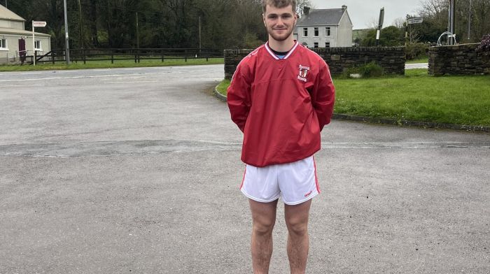 Aaron Ryan setting off in Ballinascarthy on his 48 hour challenge which he undertook as a fundraiser for Youth Suicide Prevention Ireland.