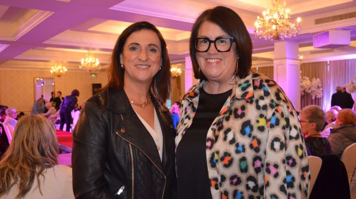 Valerie O’Driscoll and Sarah Mc Carthy seen recently at the West Cork Hotel a fashion show held in aid of Skibbereen Luncheon Club.Photo by Aoife Hodnett O’Brien