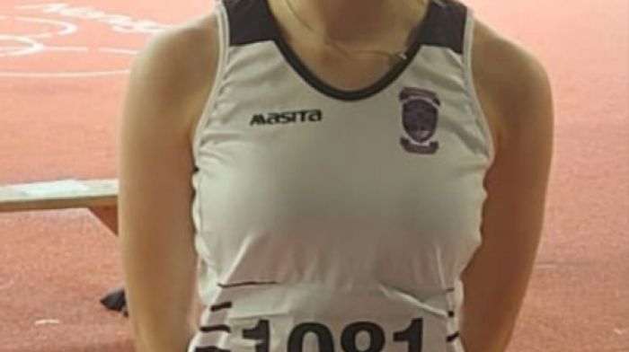 Ciara Delaney, Skibbereen, won a silver medal in the Munster indoor championships in Nenagh where she represented Skibbereen Community School.