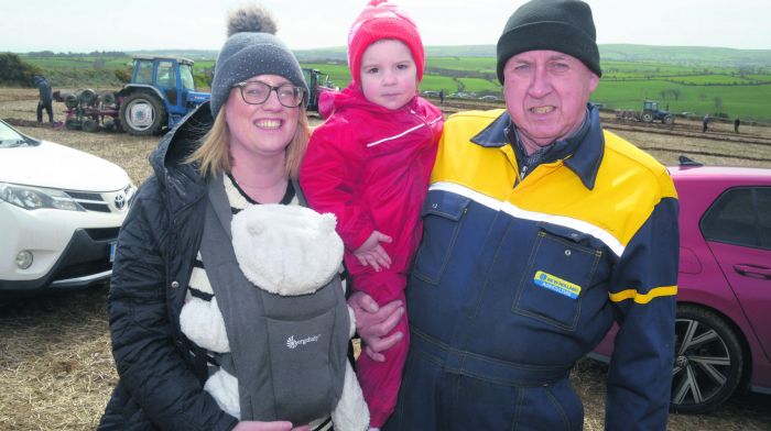 Enjoying the annual Timoleague ploughing match were host farmers Catriona, Saoirse and Caoimhe O’Donovan and Fachtna Hayes (Photo: Denis Boyle)