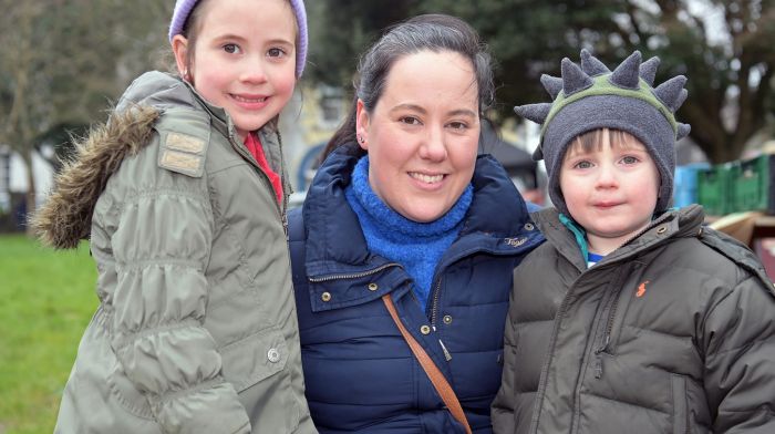 Enjoying some time in Kennedy Park were (from left): Beth, Victoria and Beau Roycroft from Lyre.  (Photo: Martin Walsh)