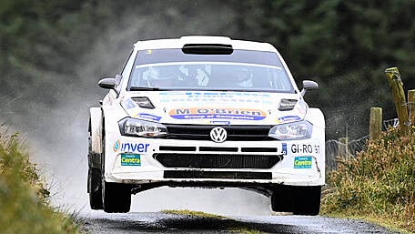 Out-of-luck Daniel Cronin slides out of Monaghan Rally Image