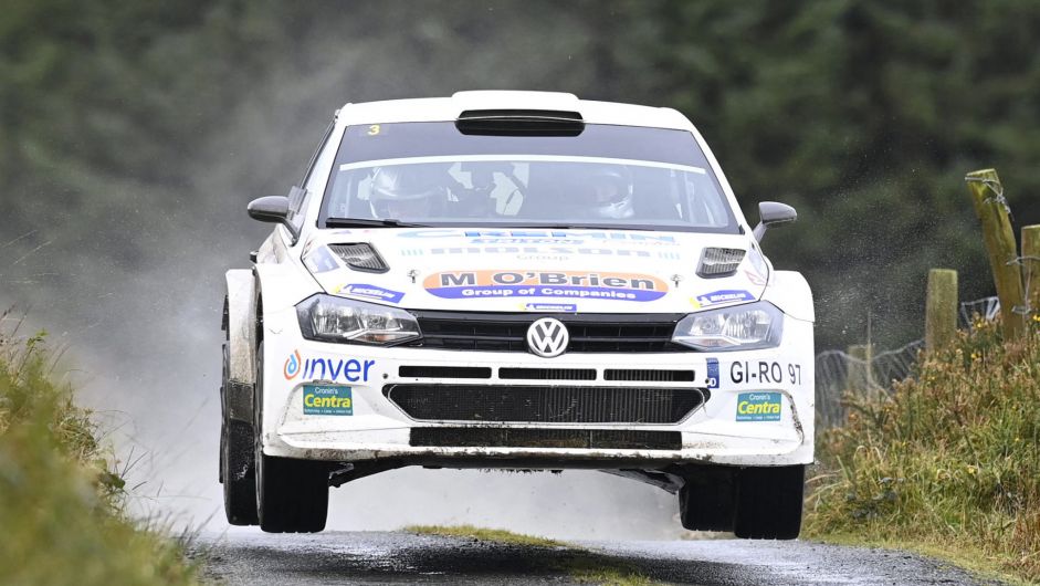 Out-of-luck Daniel Cronin slides out of Monaghan Rally Image