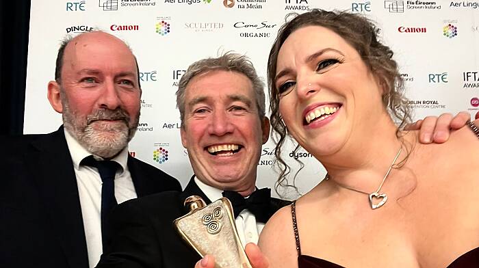 Pat describes Ifta win as a ‘great privilege’ Image