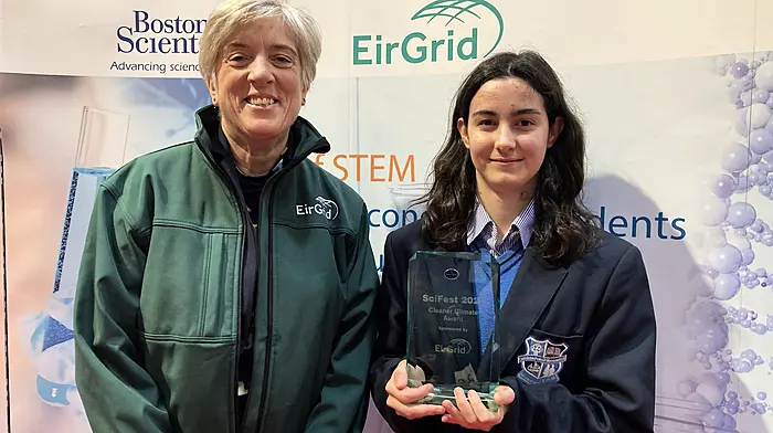 Bantry pupil’s award for climate project Image