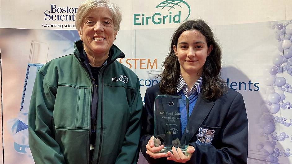 Bantry pupil’s award for climate project Image