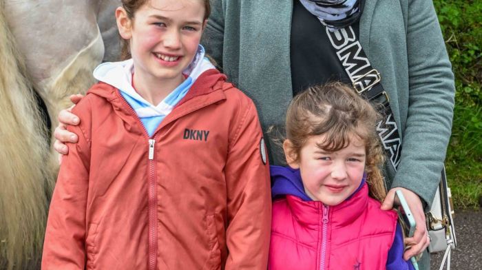 Casey and Abbie O'Sullivan with their mum Elva Barren, Bantry took part in the recent Christy Hurley memorial cheval ride which was organised by West Cork Chevals in aid of Schull Community Hospital and Palliative Care and which went from Ballydehob to Schull and back.   (Photo: Andy Gibson)