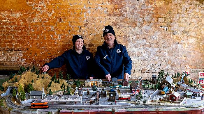 Christine Haugland, Macroom with Brendan Buckley of Camden Fort Meagher's Garrison Model Club, in the model room at the newly-reopened fort in Crosshaven following an extensive revitalisation and enhancement programme. It is now open to the public from Wednesday to Sunday, including bank holiday Mondays, from April to October.  (Photo: Michael O'Sullivan)