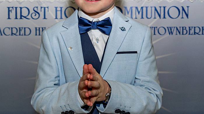 Darragh Power making his First Holy Communion in Castletownbere.   (Photo: Anne Marie Cronin)