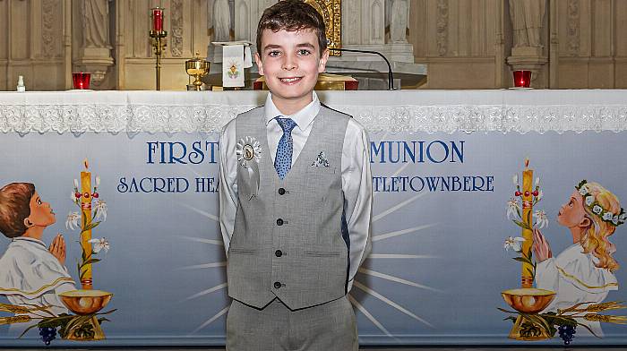 Jack Kenny making his First Holy Communion in Castletownbere.   (Photo: Anne Marie Cronin)